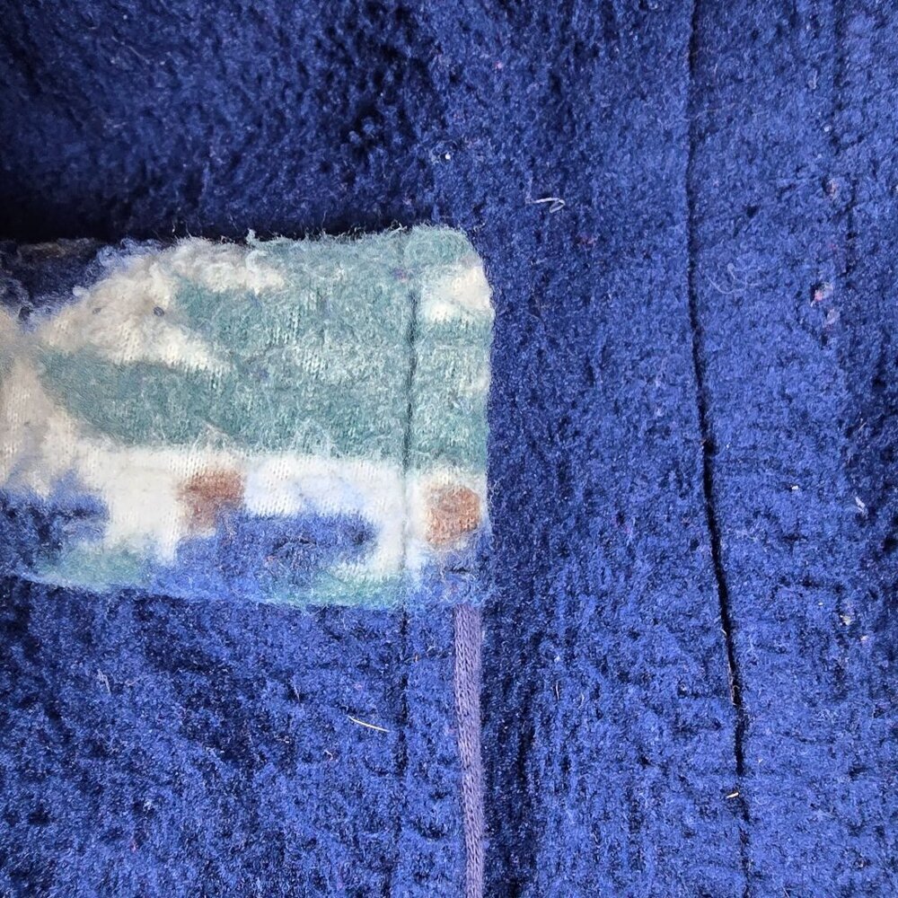Vintage Fleece Jacket With Tree / Aztec‎ Pattern (GUC) - Picture 9 of 12